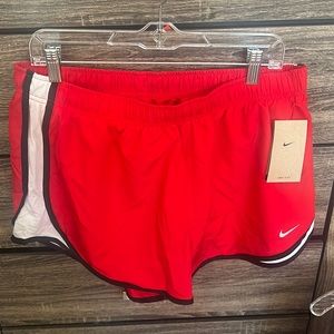 Nike red shorts